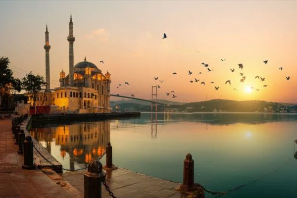 Ortaköy-Moschee + Waffeln